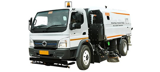 Road sweeping machines